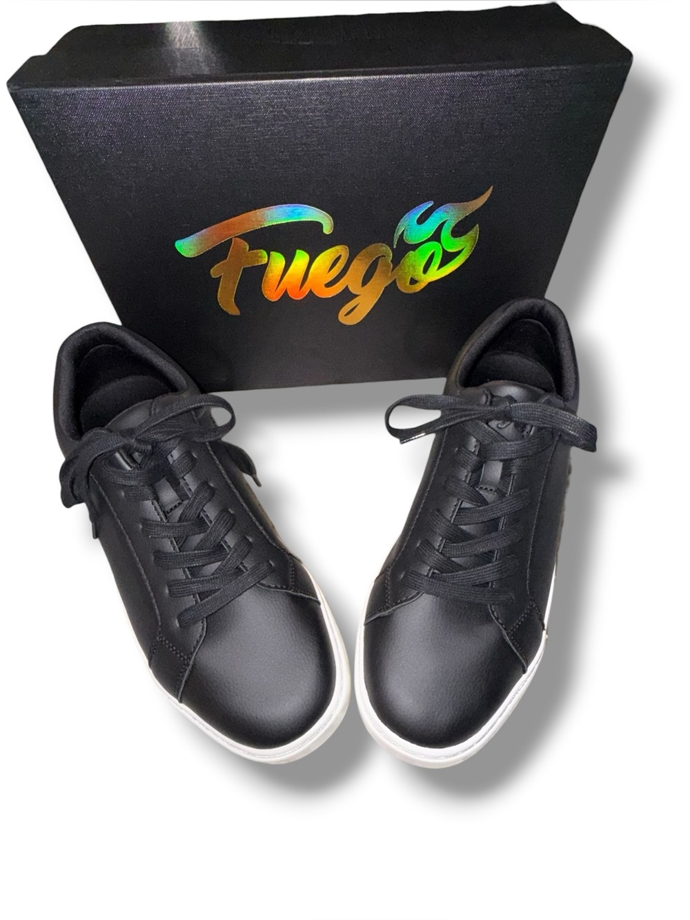 FUEGO Low-Top Dance Sneaker - Women’s 11 Black/White - Picture 3 of 16